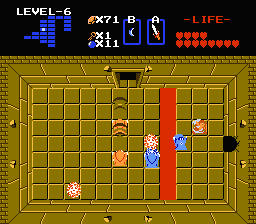 Zelda 1 - Solution du donjon 6 de la quête 2 : Le Chapeau (Zelda I Nes mini)