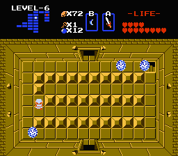 Zelda 1 - Solution du donjon 6 de la quête 2 : Le Chapeau (Zelda I Nes mini)