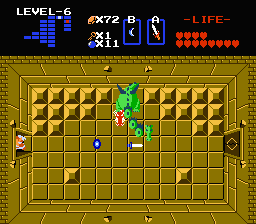 Zelda 1 - Solution du donjon 6 de la quête 2 : Le Chapeau (Zelda I Nes mini)