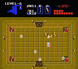 Zelda 1 - Solution du donjon 6 de la quête 2 : Le Chapeau (Zelda I Nes mini)