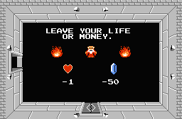 The legend of Zelda - Plan (carte) du niveau 7 de la quête 2 : La petite spirale (Zelda I Nes mini)