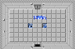 The legend of Zelda - Plan (carte) du niveau 7 de la quête 2 : La petite spirale (Zelda I Nes mini)