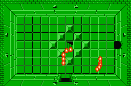 The legend of Zelda - Plan (carte) du niveau 8 de la quête 2 : La grande spirale (Zelda I Nes mini)