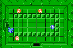 The legend of Zelda - Plan (carte) du niveau 8 de la quête 2 : La grande spirale (Zelda I Nes mini)
