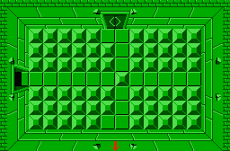 The legend of Zelda - Plan (carte) du niveau 8 de la quête 2 : La grande spirale (Zelda I Nes mini)