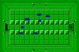 The legend of Zelda - Plan (carte) du niveau 8 de la quête 2 : La grande spirale (Zelda I Nes mini)