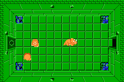 The legend of Zelda - Plan (carte) du niveau 8 de la quête 2 : La grande spirale (Zelda I Nes mini)