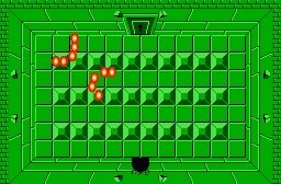 The legend of Zelda - Plan (carte) du niveau 8 de la quête 2 : La grande spirale (Zelda I Nes mini)