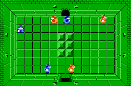 The legend of Zelda - Plan (carte) du niveau 8 de la quête 2 : La grande spirale (Zelda I Nes mini)