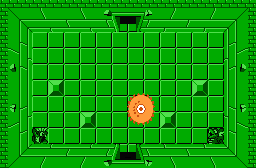 The legend of Zelda - Plan (carte) du niveau 8 de la quête 2 : La grande spirale (Zelda I Nes mini)