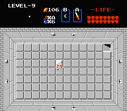 Zelda 1 - Solution du donjon 9 de la quête 2 : La tête de Ganon (Zelda I Nes mini)