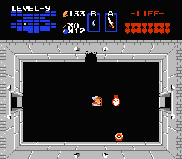 Zelda 1 - Solution du donjon 9 de la quête 2 : La tête de Ganon (Zelda I Nes mini)