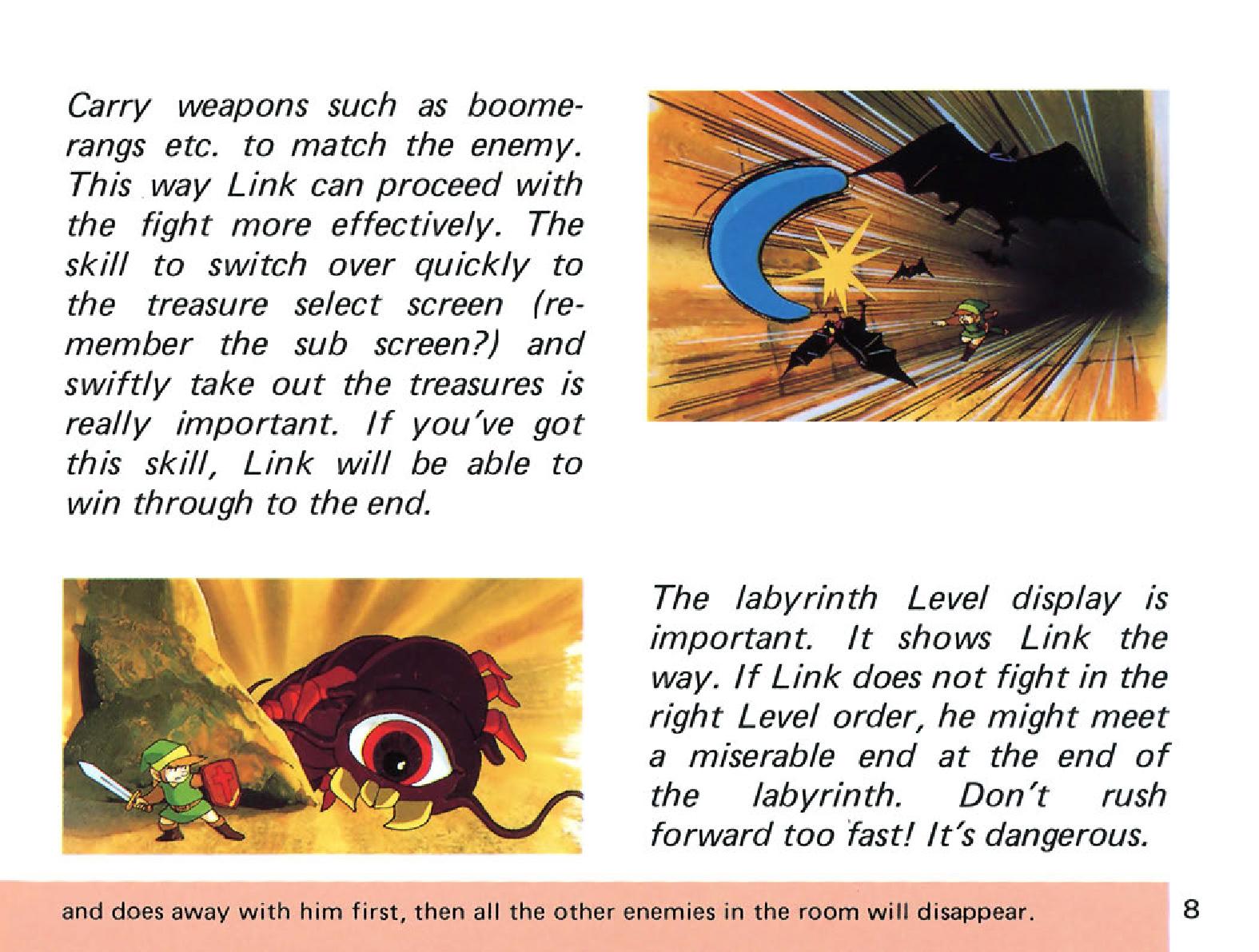 Neseে The Legend of Zelda: ম্যানুয়াল