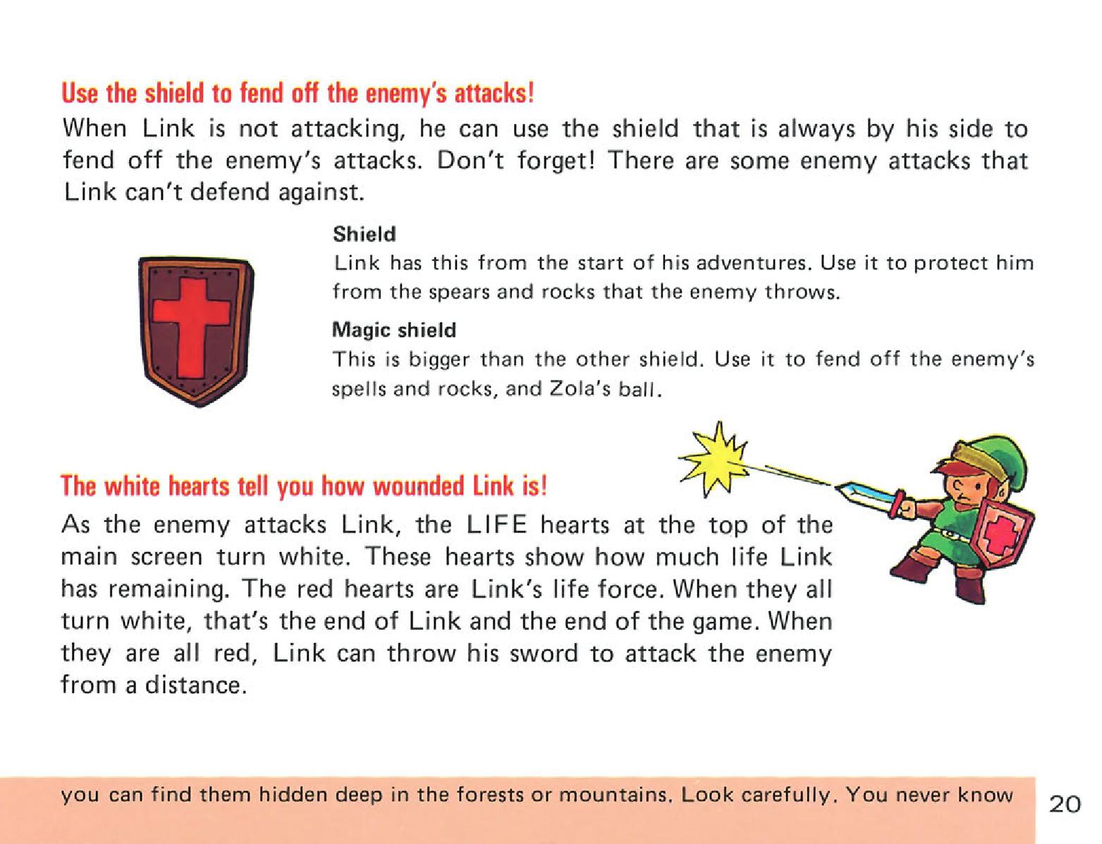 The Legend of Zelda em Nes: O Manual