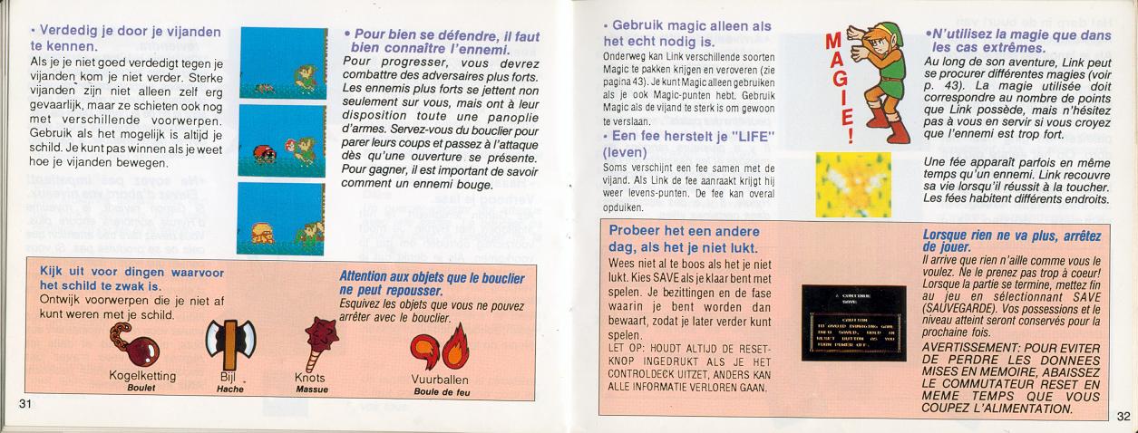Double Dragon II - The Revenge auf Nes: Das Handbuch