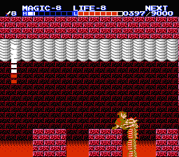 Zelda 2 - The adventure of Link sur Nes (mini) et GBA (nes classic) : Le bestiaire (les monstres des Palais) Zelda 2 - The adventure of Link sur Nes (mini) et GBA (nes classic) : Le bestiaire (les monstres des Palais)