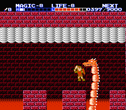 Zelda 2 - The adventure of Link sur Nes (mini) et GBA (nes classic) : Le bestiaire (les monstres des Palais) Zelda 2 - The adventure of Link sur Nes (mini) et GBA (nes classic) : Le bestiaire (les monstres des Palais)