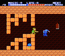 Zelda 2 - The adventure of Link sur Nes (mini) et GBA (nes classic) : Le bestiaire (les monstres des Palais) Zelda 2 - The adventure of Link sur Nes (mini) et GBA (nes classic) : Le bestiaire (les monstres des Palais)