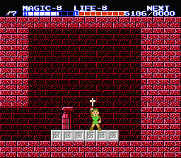 Zelda 2 - The adventure of Link sur Nes (mini) et GBA (nes classic) : Les objets et magies d'Hyrule