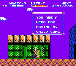 Zelda 2 - The adventure of Link sur Nes (mini) et GBA (nes classic) : Les objets et magies d'Hyrule