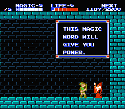Zelda 2 - The adventure of Link sur Nes (mini) et GBA (nes classic) : Les objets et magies d'Hyrule