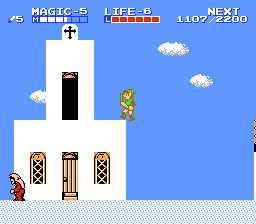 Zelda 2 - The adventure of Link sur Nes (mini) et GBA (nes classic) : Les objets et magies d'Hyrule