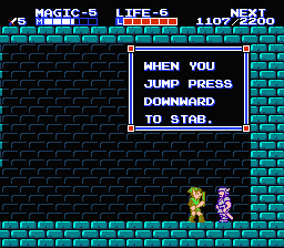 Zelda 2 - The adventure of Link sur Nes (mini) et GBA (nes classic) : Les objets et magies d'Hyrule