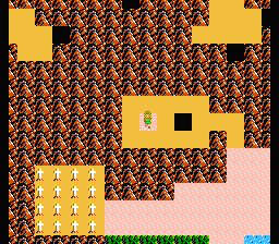 Zelda 2 - The adventure of Link sur Nes (mini) et GBA (nes classic) : les réceptacles de coeur et de magie