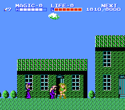 Zelda 2 - The adventure of Link sur Nes (mini) et GBA (nes classic) : les réceptacles de coeur et de magie