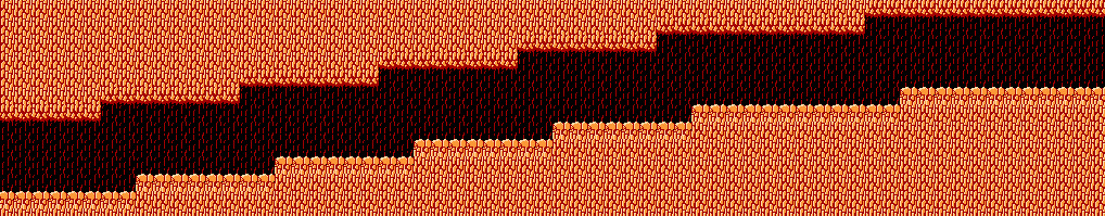 Les plans du monde Zelda 2 - The adventure of Link sur Nes : la carte du Labyrinthe de la Montagne de la mort