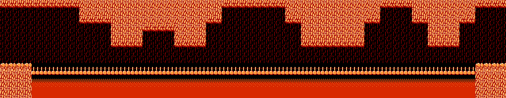 Les plans du monde Zelda 2 - The adventure of Link sur Nes : la carte du Labyrinthe de la Montagne de la mort