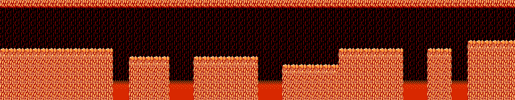 Les plans du monde Zelda 2 - The adventure of Link sur Nes : la carte du Labyrinthe de la Montagne de la mort