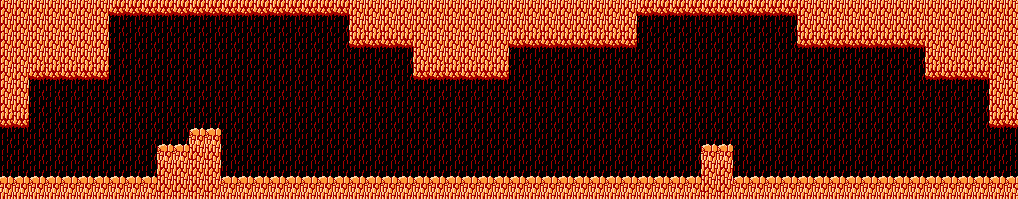 Les plans du monde Zelda 2 - The adventure of Link sur Nes : la carte du Labyrinthe de la Montagne de la mort