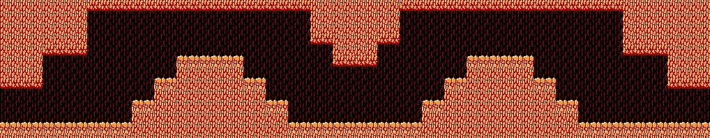 Les plans du monde Zelda 2 - The adventure of Link sur Nes : la carte du Labyrinthe de la Montagne de la mort