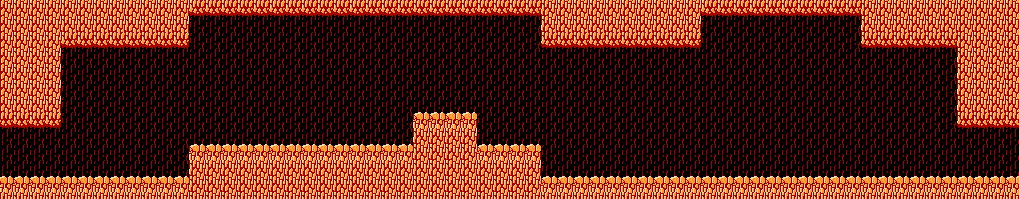 Les plans du monde Zelda 2 - The adventure of Link sur Nes : la carte du Labyrinthe de la Montagne de la mort