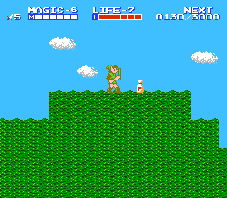 Soluce de Zelda II - The Adventure of Link (Zelda 2) sur Nes : Du palais de l'île à celui du labyrinthe