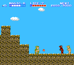 Soluce de Zelda II - The Adventure of Link (Zelda 2) sur Nes : Du palais de l'île à celui du labyrinthe