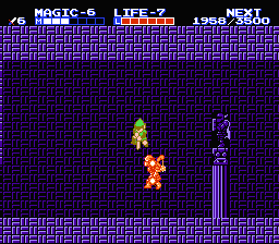 Soluce de Zelda II - The Adventure of Link (Zelda 2) sur Nes (Nintendo Entertainment System) : Donjon 4 - le palais de l'île du labyrinthe Soluce de Zelda II - The Adventure of Link (Zelda 2) sur Nes (Nintendo Entertainment System) : Donjon 4 - le palais de l'île du labyrinthe