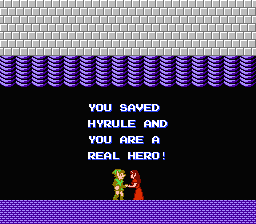 Soluce de Zelda II - The Adventure of Link (Zelda 2) sur Nes : Epilogue , la fin du jeu (conclusion)