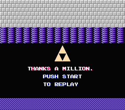 Soluce de Zelda II - The Adventure of Link (Zelda 2) sur Nes : Epilogue , la fin du jeu (conclusion)