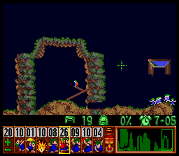 Lemmings Super nintendo : La soluce du niveau 4 - 30 : Rendezvous at the mountain