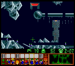 Lemmings Super nintendo : La soluce du niveau 5 - 03 : SUNSOFT SPECIAL 3