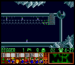 Lemmings Super nintendo : La soluce du niveau 5 - 03 : SUNSOFT SPECIAL 3