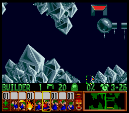Lemmings Super nintendo : La soluce du niveau 5 - 03 : SUNSOFT SPECIAL 3
