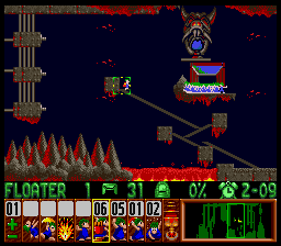 Lemmings Super nintendo : La soluce du niveau 5 - 04 : SUNSOFT SPECIAL 4