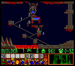 Lemmings Super nintendo : La soluce du niveau 5 - 04 : SUNSOFT SPECIAL 4