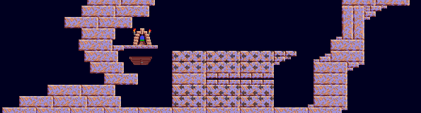 Carte complète (plan vu de loin) du niveau 5 - 05 : SUNSOFT SPECIAL 5