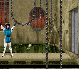 Mortal Kombat 2 sur Snes : Les niveaux où l'on combat : The Dead Pool special fatality