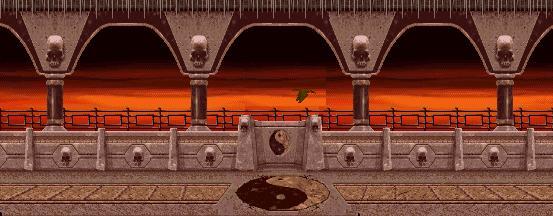 Mortal Kombat 2 sur Snes : Les niveaux où l'on combat : Kombat Tomb