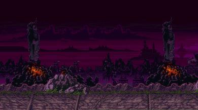 Mortal Kombat 2 sur Snes : Les niveaux où l'on combat : Wasteland Mortal Kombat 2 sur Snes : Les niveaux où l'on combat : Wasteland